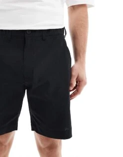 Abercrombie & Fitch 7inch Athletic Fit Performance Chino Short In Black For Men -Abercrombie and Fitch Fashion Shop 206243667 5