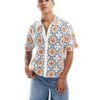 Abercrombie & Fitch Buttonthrough Circle Summer Crochet Knit Polo In Cream For Men -Abercrombie and Fitch Fashion Shop 206654624 1 cream