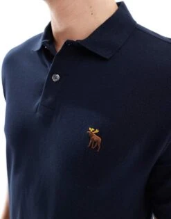 Abercrombie & Fitch 3 Pack Lifelike Icon Logo Pique Polo In White/navy/light Blue For Men White/navy/blue -Abercrombie and Fitch Fashion Shop 206655024 3