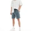 Abercrombie & Fitch 8inch Supply Pocket Court Shorts In Blue Grey For Men -Abercrombie and Fitch Fashion Shop 206655134 1 bluegrey