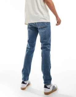 Abercrombie & Fitch 90s Slim Fit Jeans In Mid Wash For Men -Abercrombie and Fitch Fashion Shop 206655199 5
