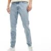 Abercrombie & Fitch Althletic Slim Jeans In Light Wash Blue For Men -Abercrombie and Fitch Fashion Shop 206655684 1 lightwash