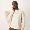 Abercrombie & Fitch Waffle Crop Long Sleeve T-shirt In Beige For Men -Abercrombie and Fitch Fashion Shop 206938117 1 beige