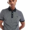 Abercrombie & Fitch Chic Icon Logo Texture Polo In Black For Men -Abercrombie and Fitch Fashion Shop 206938585 1 black