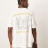 Abercrombie & Fitch City Scenic Back Logo Vintage Oversized T-shirt In White For Men -Abercrombie and Fitch Fashion Shop 206938654 1 white