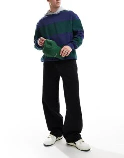 Abercrombie & Fitch Ultra Baggy Jeans In Black For Men -Abercrombie and Fitch Fashion Shop 206939307 1 black 1