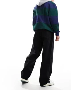 Abercrombie & Fitch Ultra Baggy Jeans In Black For Men -Abercrombie and Fitch Fashion Shop 206939307 3