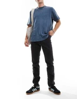 Abercrombie & Fitch 90s Slim Jeans In Washed Black For Men -Abercrombie and Fitch Fashion Shop 206939554 5