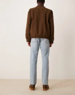 Abercrombie & Fitch 90s Straight Slight Distress Vintage Wash Jeans In Light Wash For Men -Abercrombie and Fitch Fashion Shop 206939881 3