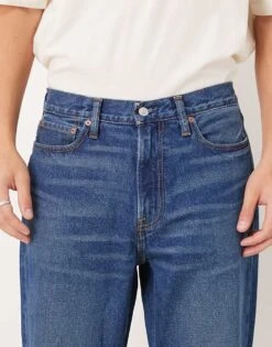 Abercrombie & Fitch Loose Vintage Wash Jeans In Dark Wash For Men -Abercrombie and Fitch Fashion Shop 206940260 5