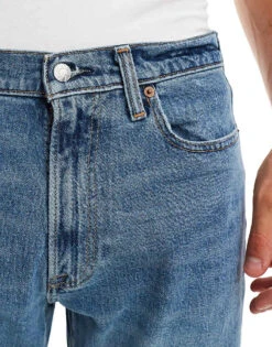 Abercrombie & Fitch 90s Slim Jeans In Mid Wash For Men -Abercrombie and Fitch Fashion Shop 206940284 3