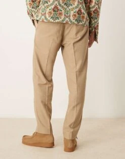 Abercrombie & Fitch Pull On Loose Trousers In Camel For Men -Abercrombie and Fitch Fashion Shop 207327008 5