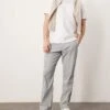 Abercrombie & Fitch Straight Leg Athletic Trouser In Light Grey For Men -Abercrombie and Fitch Fashion Shop 207327184 1 lightgrey