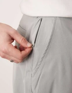 Abercrombie & Fitch Straight Leg Athletic Trouser In Light Grey For Men -Abercrombie and Fitch Fashion Shop 207327184 3