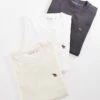 Abercrombie & Fitch 3 Pack Polished Icon Logo Classic Fit T-shirt In Black/cream/white For Men