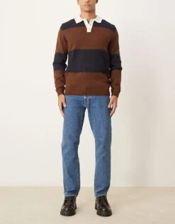 Abercrombie & Fitch 90s Straight Fit Jeans In Mid Wash For Men -Abercrombie and Fitch Fashion Shop 207327239 1 midwash 1