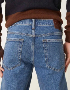 Abercrombie & Fitch 90s Straight Fit Jeans In Mid Wash For Men -Abercrombie and Fitch Fashion Shop 207327239 4