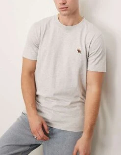 Abercrombie & Fitch 5 Pack Icon Logo T-shirt In Black/grey/blues/white For Men Blck/gry/blu/wht -Abercrombie and Fitch Fashion Shop 207327336 1 blckgrybluwht 1