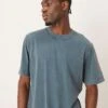 Abercrombie & Fitch Short Sleeve Vintage Acid Wash T-shirt In Grey For Men Grey Acid -Abercrombie and Fitch Fashion Shop 207327441 1 greyacid