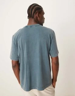 Abercrombie & Fitch Short Sleeve Vintage Acid Wash T-shirt In Grey For Men Grey Acid -Abercrombie and Fitch Fashion Shop 207327441 2