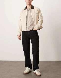 Abercrombie & Fitch Lightweight Loose Fit Jeans In Black For Men -Abercrombie and Fitch Fashion Shop 207327644 1 black 1