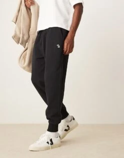Abercrombie & Fitch Elevated Icon Relaxed Jogger In Black For Men -Abercrombie and Fitch Fashion Shop 207327780 2
