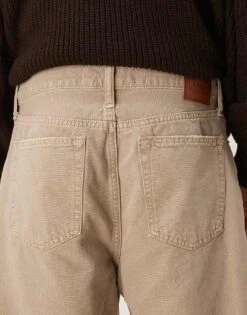 Abercrombie & Fitch Loose Jeans In Khaki For Men -Abercrombie and Fitch Fashion Shop 207327833 5