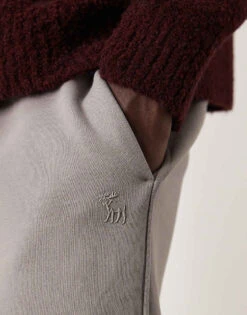 Abercrombie & Fitch Heavyweight Jogger In Beige For Men Greige -Abercrombie and Fitch Fashion Shop 207327910 5