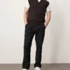 Abercrombie & Fitch Straight Let Athletic Trouser In Black For Men