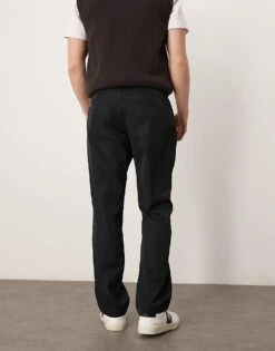 Abercrombie & Fitch Straight Let Athletic Trouser In Black For Men -Abercrombie and Fitch Fashion Shop 207327987 3
