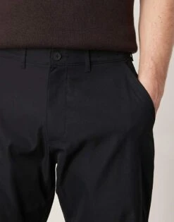 Abercrombie & Fitch Straight Let Athletic Trouser In Black For Men -Abercrombie and Fitch Fashion Shop 207327987 4