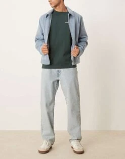 Abercrombie & Fitch Lightweight Loose Fit Jeans In Light Wash For Men -Abercrombie and Fitch Fashion Shop 207328016 1 lightwash 1