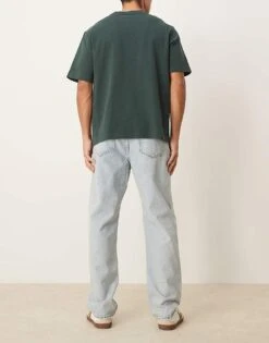 Abercrombie & Fitch Lightweight Loose Fit Jeans In Light Wash For Men -Abercrombie and Fitch Fashion Shop 207328016 3