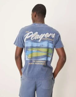 Abercrombie & Fitch Motif Back Detail T-shirt In Navy For Men -Abercrombie and Fitch Fashion Shop 207839994 4