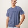 Abercrombie & Fitch Logo T-shirt In Blue For Men -Abercrombie and Fitch Fashion Shop 207840056 1 blue