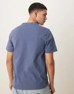 Abercrombie & Fitch Logo T-shirt In Blue For Men -Abercrombie and Fitch Fashion Shop 207840056 4