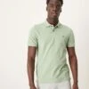 Abercrombie & Fitch Puff Icon Logo Short Sleeve Polo In Green For Men Basil Green -Abercrombie and Fitch Fashion Shop 207840147 1 basilgreen