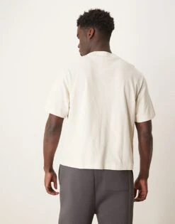 Abercrombie & Fitch Short Sleeve Back Print Graphic T-shirt In Beige For Men -Abercrombie and Fitch Fashion Shop 207840149 4