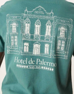 Abercrombie & Fitch Back Print Graphic T-shirt In Green For Men -Abercrombie and Fitch Fashion Shop 207840219 4