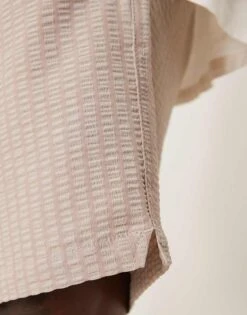 Abercrombie & Fitch 7 Inch Drawstring Swimming Trunks In Tan For Men -Abercrombie and Fitch Fashion Shop 207840378 4