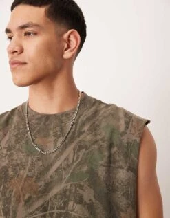 Abercrombie & Fitch Premium Vest In Khaki For Men -Abercrombie and Fitch Fashion Shop 207840399 3