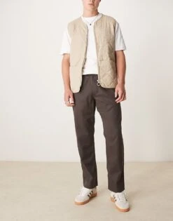 Abercrombie & Fitch Loose Pull On Trousers In Brown For Men -Abercrombie and Fitch Fashion Shop 207840534 1 brown 1