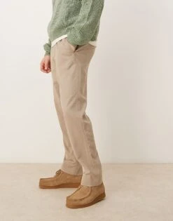 Abercrombie & Fitch Baggy Drawstring Trousers In Stone For Men