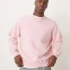 Abercrombie & Fitch Cropped Essential Sweat Top In Pink For Men Dusky Orchid -Abercrombie and Fitch Fashion Shop 207886157 1 duskyorchid