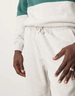 Abercrombie & Fitch Premium Open Hem Jogger In Grey For Men Ensign Blue -Abercrombie and Fitch Fashion Shop 207886183 5