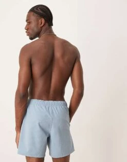 Abercrombie & Fitch Stretch Swim Wear Short In Turquoise Stripe For Men Tourmaline -Abercrombie and Fitch Fashion Shop 207886197 3