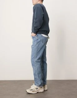 Abercrombie & Fitch Straight Leg Jean In Blue Wash For Men Medium -Abercrombie and Fitch Fashion Shop 207886238 3