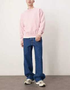 Abercrombie & Fitch Baggy Fit Jeans In Mid-blue Wash For Men -Abercrombie and Fitch Fashion Shop 207886246 1 blue 1