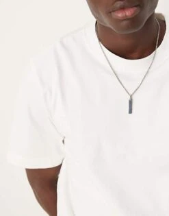 Abercrombie & Fitch Heavy Weight T-shirt In White For Men Bright White -Abercrombie and Fitch Fashion Shop 207886282 3