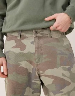 Abercrombie & Fitch Baggy Carpenter Trouser In Camo Print For Men -Abercrombie and Fitch Fashion Shop 207886320 4